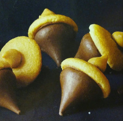 Halloween Acorn Candy Cookies